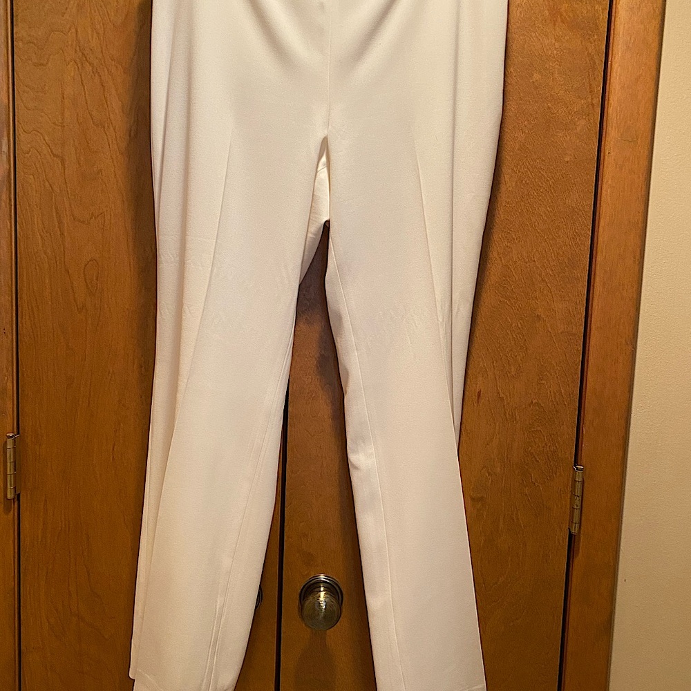 WHNM off white lined pants